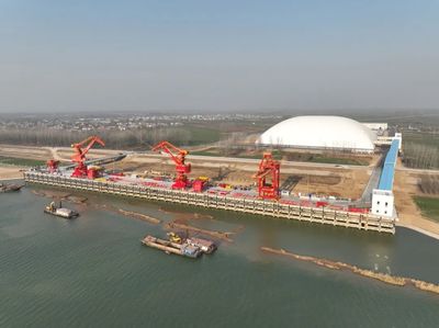 五河縣城南綜合碼頭即將交工驗收，安防設備全面護航運行安全